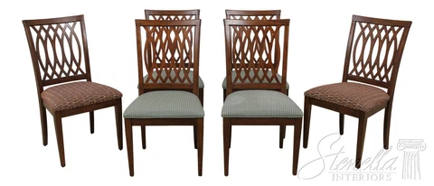 LF57515EC: Set of 6 Modern Regency Dining Room Chairs Cover