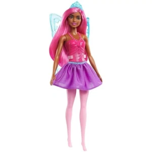 NEW Mattel Barbie Doll Dreamtopia Fairy with Candy Wings Pink Hair RARE! - Imagen 1 de 3