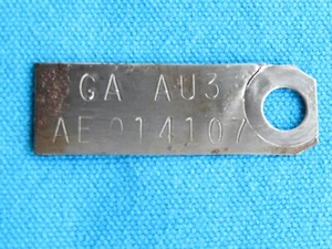 72 Mustang 351CJ 4V C6 Automatic Transmission Tag - Picture 1 of 4