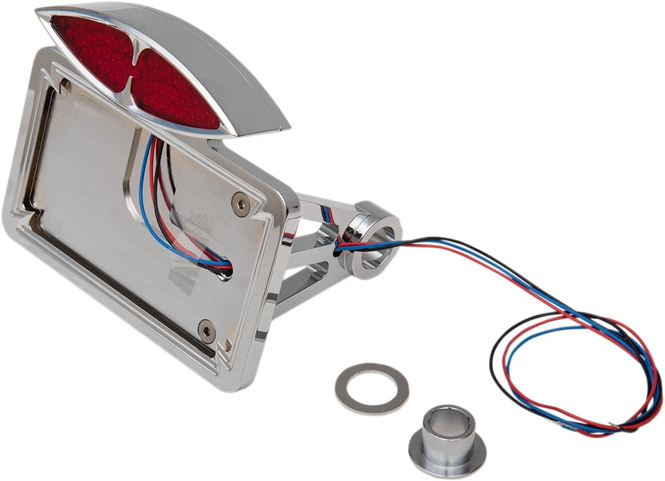 Luz trasera plana horizontal/montaje en placa de licencia Harley Fat Boy FLSTF 1990-1999 Foto 1 de 1