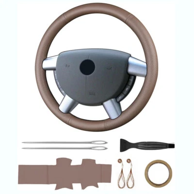 Cubierta de volante para Buick 2005 Royaum costura a mano envoltura de cuero Foto 1 de 4