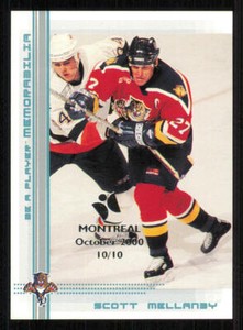 2000-01 BAP Memorabilia Montreal Olympic Stadium Show #2 Scott Mellanby /10
