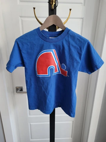 Vintage Quebec Nordiques T-Shirt Size Youth Medium Good Condition Cover
