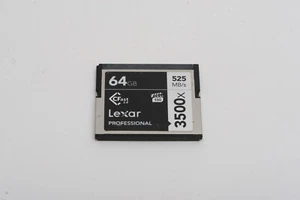 Lexar 64GB Professional 3500x CFast 2.0 Memory Card for 4K Video - Picture 1 of 1