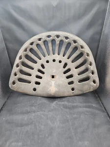 Cast Iron Tractor Seat Implement Heavy Vintage Farmhouse Nice Seat No Cracks - Picture 1 of 13
