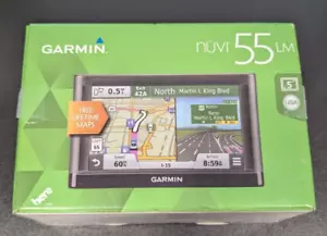 Garmin 010-01198-01 nuvi 55LM 5in. GPS - FOR PARTS, Does Work, Read Details - Picture 1 of 4