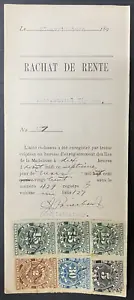 1926 Land Purchase Agreement Province of Quebec Documents with Revenue Stamps - Picture 1 of 7
