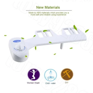 Hygiene Water Wash Clean Unisex Easy Toilet Bidet Seat Attachment Metal Parts - Picture 1 of 12