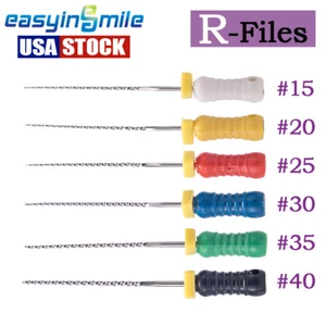 10packs EASYINSMILE Dental Hand R Files 25MM Reamers Root Canal Endodontic Files - Picture 1 of 12