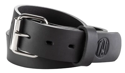 1791 Gunleather BLT013236SBLA 01 Gun Belt Stealth Black Leather 32/36 1.50" Wide
