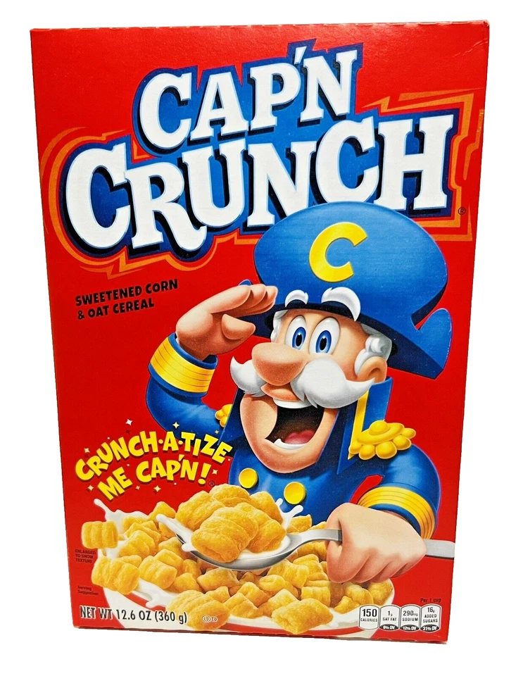 Cap'n Crunch Original Sweetened Corn & Oat Cereal 12.6 oz Captain - Image 1 of 1