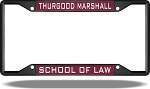 Texas Southern Thurgood Marshall LAW Black License Plate Frame - Picture 1 of 1