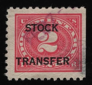 #RD25 2c Stock Transfer, Used [4] **ANY 5=FREE SHIPPING** - Picture 1 of 1