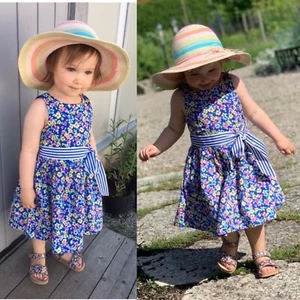 NWT, Girls Polo Ralph Lauren Floral Dress Size 4T - Picture 1 of 2