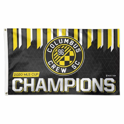 COLUMBUS CREW SC 96 2020 MLS CUP CHAMPIONS 3'X5' DELUXE FLAG NEW WINCRAFT ⚽ Cover