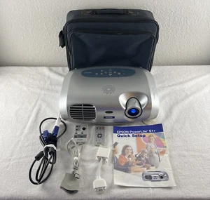 EPSON LCD Power Lite S1+ Projector Model: EMP-S1H w/ Accessories & Carrying Bag - Picture 1 of 24