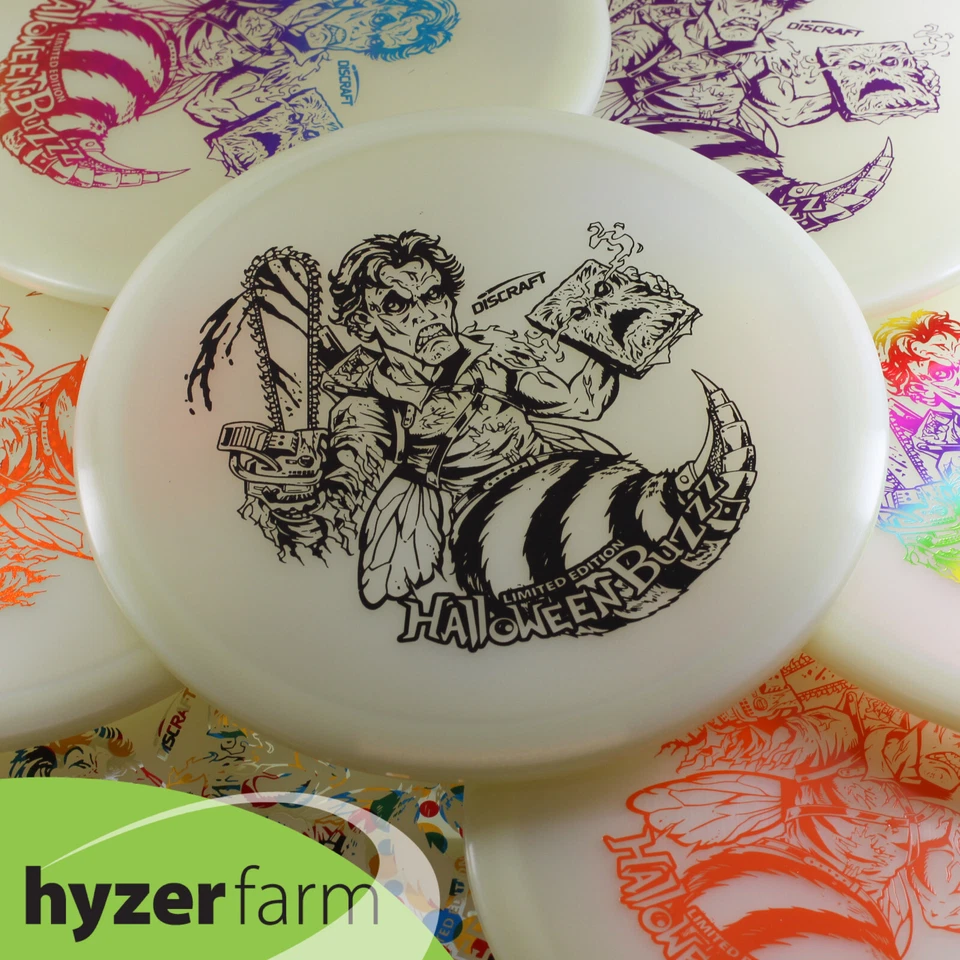 Discraft 2023 HALLOWEEN OSCURO EJÉRCITO BRILLO Z BUZZZ *elige color/peso* Hyzer Farm Foto 1 de 1