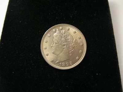 1893 U.S. LIBERTY "V" NICKEL SUPERB GEM UNCIRCULATED! PROBLEM FREE! - Image 1 of 2