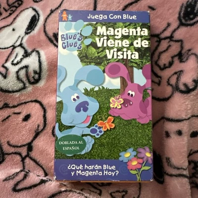 Magenta Viene De Visita Blue’s Clues Nick Jr VHS Spanish - Image 1 of 3
