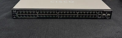 Cisco SF500-48 48-Port 10/100 PoE Stackable Managed Switch - Image 1 of 4