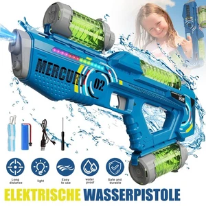 Hochdruck Wasserpistole elektrische Wasser Pistole Kinder Erwachsene Sommer Toy - Bild 1 von 17