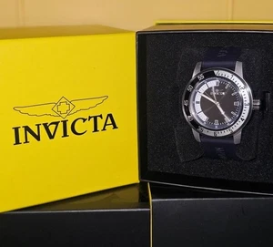 Orologio Uomo Invicta Specialty Quarzo Quadrante Nero 45mm 34013 Dk Cinturino Blu - Foto 1 di 7