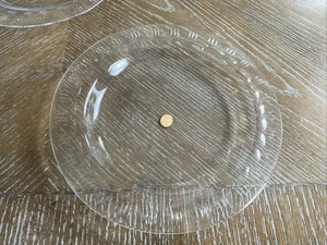 Clear Glass Desert Plate Theresienthal Germany Set Of 12 - Picture 1 of 6