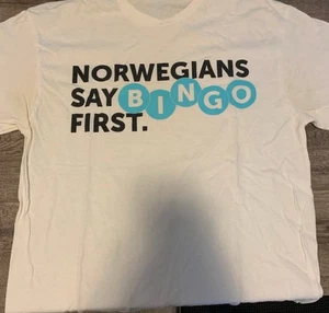 Norwegians Say Bingo First Herren T-Shirt - Bild 1 von 3