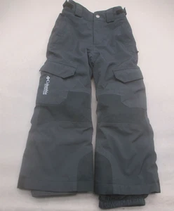 Pantalones de nieve Columbia talla XXS para niños negros Omni Heat Shell aislados titanio 986 - Imagen 1 de 10