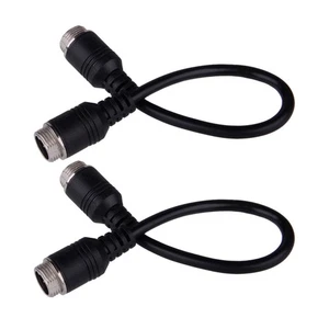2x4Pin Male to Male Connector Wire Fit For Rearview Reversing Parking Camera - Picture 1 of 3