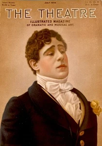 Richard Mansfield - Juli 1906 - Das Theatermagazin. 10 x 13 1/2-Abdeckung - KOSTENLOSER VERSAND - Bild 1 von 6