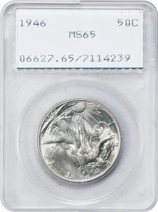 1946 P Walking Liberty Half Dollar PCGS MS65 OGH Gen 1.2 Rattler - Bild 1 von 4