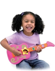 Toys Dora the Explorer R4591 Mattel Dora the Explorer Tunes Guitar 2009 Musical - Picture 1 of 9