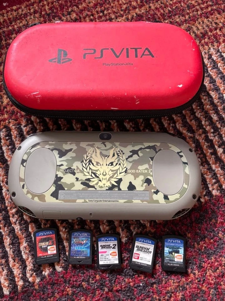 Sony PS Vita PCH-2000 GOD EATER 2 Fenrir Edition Limited Console - image 1 of 4
