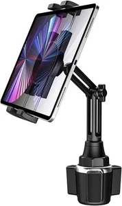 Cup Holder Car Tablet Mount, IPad Mount Holder for Car/Truck, 360° Ro - Picture 1 of 8