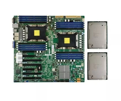 Supermicro X11DPH-i Motherboard With 2x Intel Xeon Platinum 8170 2.1GHz CPU - Image 1 of 4