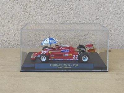 Ferrari 126CK - 1981 Gilles Villeneuve Modellino Formula 1 Die Cast Altaya 1/43 - Immagine 1 di 4