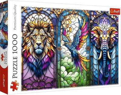 NUEVO Rompecabezas Trefl 1000 Piezas Vidrieras Calidad Premium, Animales Foto 1 de 2