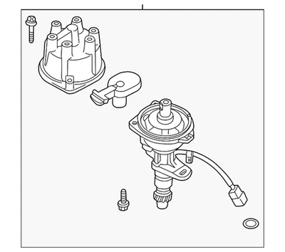 Genuine Nissan 1996-2004 Nissan - Distributor Assembly B2100-0W00JNW - Image 1 of 2