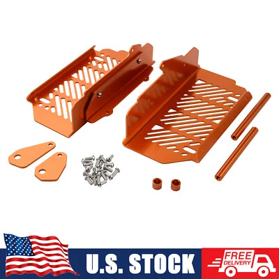 Pair Radiator Guard Protection Cover For KTM XCW 125 150 250 300 XC-W 2017-2019 - Image 1 of 4