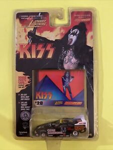 KISS  1997 RACING CAR- JOHNNY LIGHTNING + CARD #28 ACE IN SPACE CARD - BRAND NEW