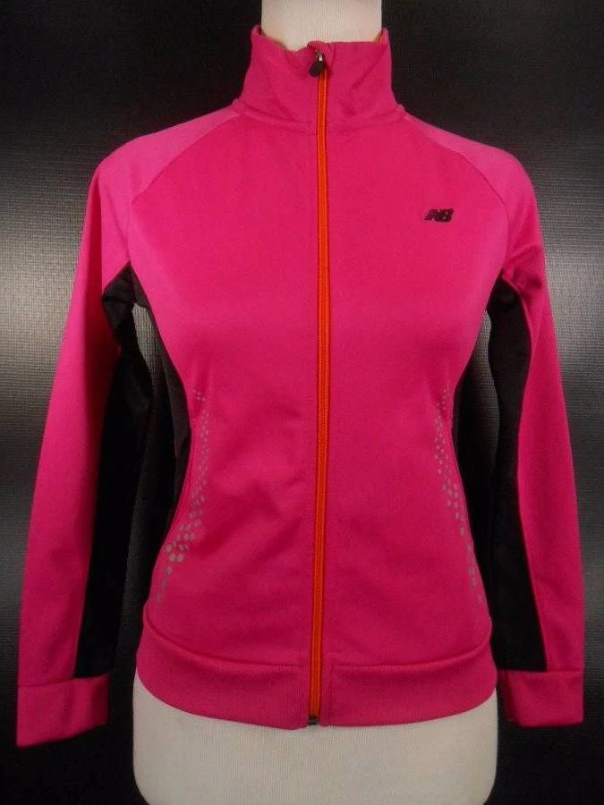 Cool Girl's Large New Balance Pink Long Sleeve Full Zipper Track Jacket GUC - Image 1 of 4