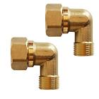 MISSMIN Old Clawfoot Bath Tub Mount Faucet Elbows Adapter Connector to Water ...