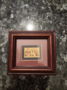 1957 HONORING THE TEACHERS OF AMERICA FRAMED US 3 CENT POSTAGE STAMP - Picture 1 of 2