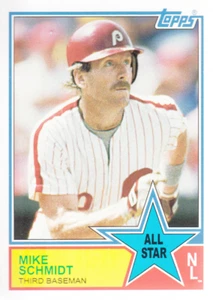 2013 Topps Archives 1983 All-Stars #como nuevo Mike Schmidt - casi nuevo- como nuevo - Imagen 1 de 1