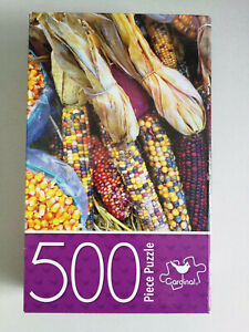 Colourful Corn 500 Piece Jigsaw Puzzle Cardinal Used 