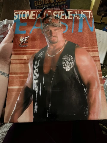 WWF STONE COLD STEVE AUSTIN Gift Bag Vintage 2000 American Greetings WWE NEW Cover