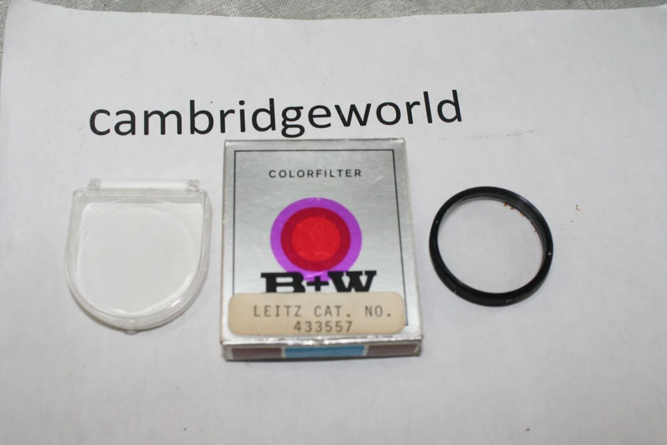 MINOX 35 EL SOFT FOCUS FILTER  with CASE MADE by B+W - Image 1 of 1