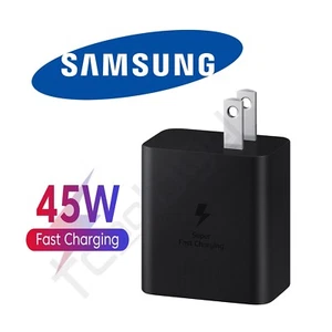 NEW!!! Original Samsung Galaxy S25+ / S25 Ultra 45W USB-C PD Super Fast Charge - Picture 1 of 4