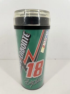 Vintage Bobby Labonte Nascar Travel Mug Cup  #18 GUC - Image 1 of 4